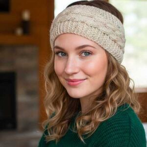 Female Ivory Winter Headband - Brand New